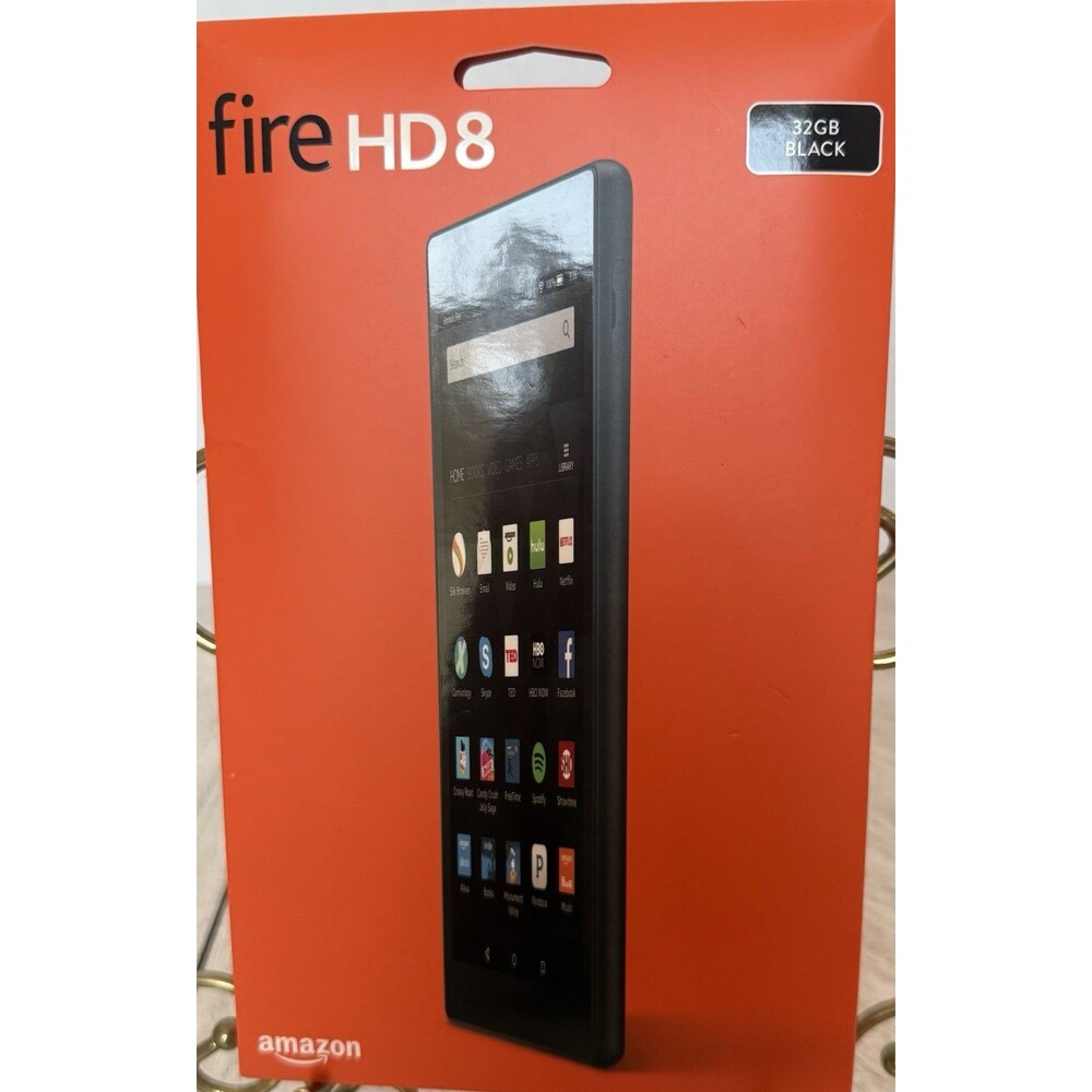 Amazon Fire HD 8 6th Gen Tablet 8" Wi-Fi Black Brand-New Factory Sealed